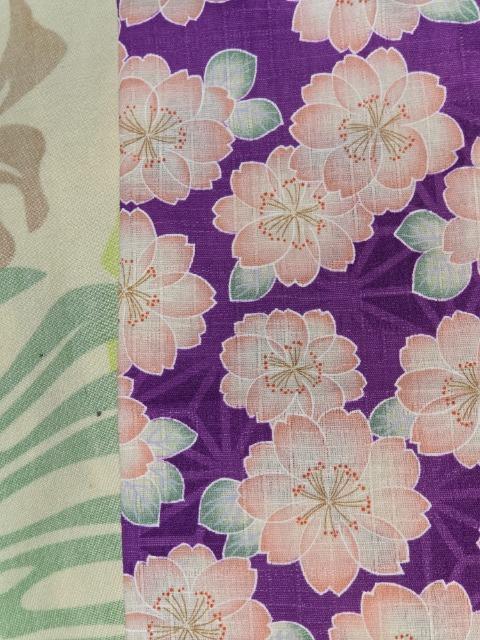 ★新柄紫×桜柄リコーダー入れ巾着袋 < キッズ/ベビー  ★新柄紫×桜柄リコーダー入れ巾着袋 < キッズ/ベビーの