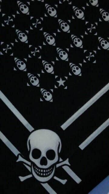 ◆新品◆バンダナ◆ドクロ柄◆Black/White◆スカル◆ < 女性ファッション ◆新品◆バンダナ◆ドクロ柄◆Black/White◆スカル◆ < 女性ファッションの