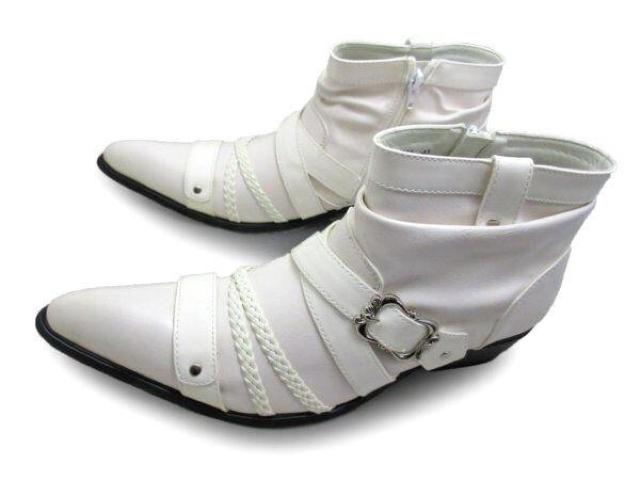 1円~C859新品BOREDOMクロスベルト/ハーフブーツ27a白♂ < 男性ファッション  1円~C859新品BOREDOMクロスベルト/ハーフブーツ27a白♂  < 男性ファッションの