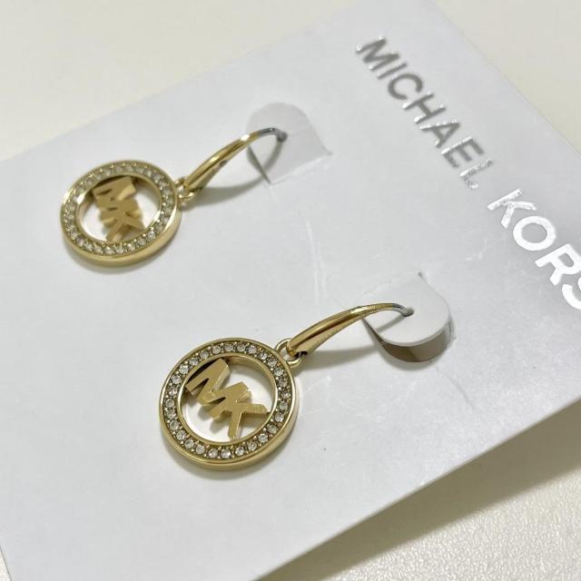 マイケルコース ピアス サークル ロゴ アクセサリー レディース ゴールド < 女性アクセサリー/時計 マイケルコース ピアス サークル ロゴ アクセサリー レディース ゴールド < 女性アクセサリー/時計の