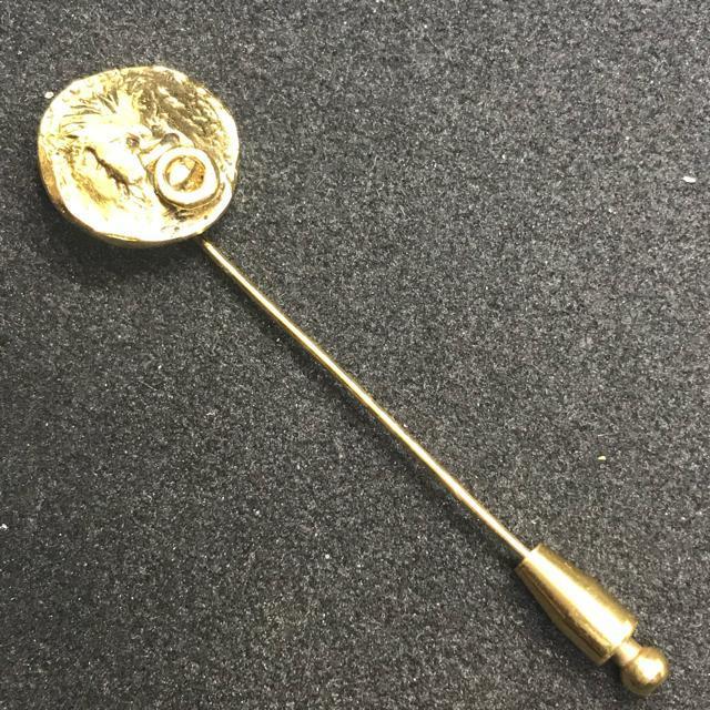 レア 貴重 正規品 ヴィンテージ シャネル ライオンモチーフ ピンブローチ < ブランド レア 貴重 正規品 ヴィンテージ シャネル ライオンモチーフ ピンブローチ < ブランドの