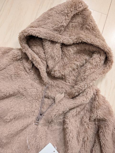 130★ふわもこかわいいプルパーカー★新品★送料無料 < キッズ/ベビー 130★ふわもこかわいいプルパーカー★新品★送料無料 < キッズ/ベビーの