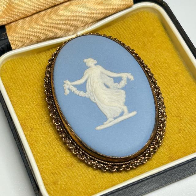 ウェッジウッド WEDGWOOD カメオ ブローチ アクセサリー 375 k9 9金 < 女性アクセサリー/時計 ウェッジウッド WEDGWOOD カメオ ブローチ アクセサリー 375 k9 9金 < 女性アクセサリー/時計の