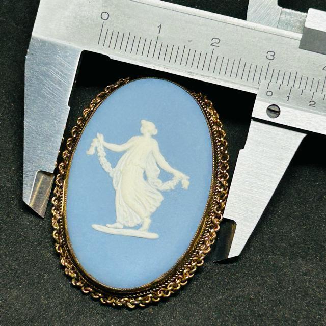 ウェッジウッド WEDGWOOD カメオ ブローチ アクセサリー 375 k9 9金 < 女性アクセサリー/時計 ウェッジウッド WEDGWOOD カメオ ブローチ アクセサリー 375 k9 9金 < 女性アクセサリー/時計の