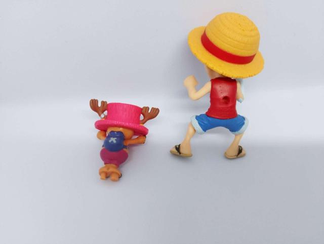 ■ONE PIECE■ワンピース ルフィ チョッパー デフォルメ フィギュア 2体セット 訳あり品 < アニメ/コミック/キャラクター ■ONE PIECE■ワンピース ルフィ チョッパー デフォルメ フィギュア 2体セット 訳あり品 < アニメ/コミック/キャラクターの