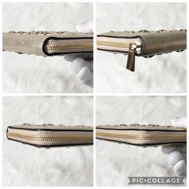 �y���i�zJIMMY CHOO �W�~�[�`���E �����z ���E���h�t�@�X�i�[ �N���X�^�� �X�^�[ �X�^�b�Y ���C�g�S�[���h �� �u�����h�� 
