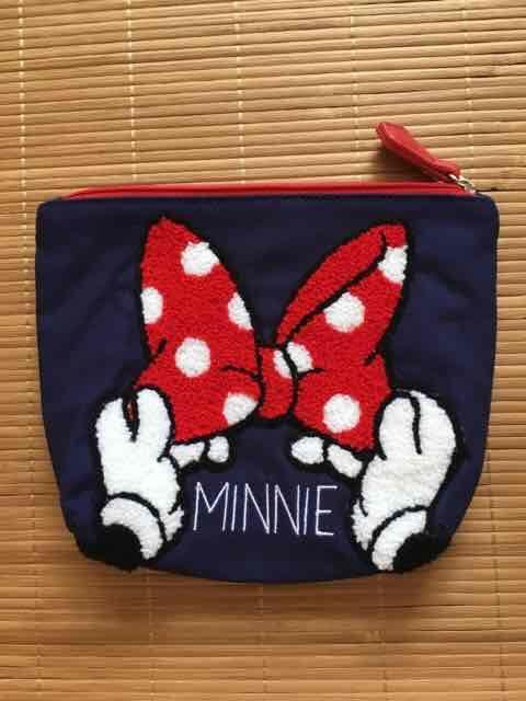 ディズニー・ミニーマウスサガラ刺繍ポーチ。ネイビー < ブランド  ディズニー・ミニーマウスサガラ刺繍ポーチ。ネイビー  < ブランドの