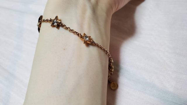 正規未 アルマーニ ミックスアイコンチャーム チェーンブレスレット クレセントムーン スター 付属有 < ブランド  正規未 アルマーニ ミックスアイコンチャーム チェーンブレスレット クレセントムーン スター 付属有 < ブランドの