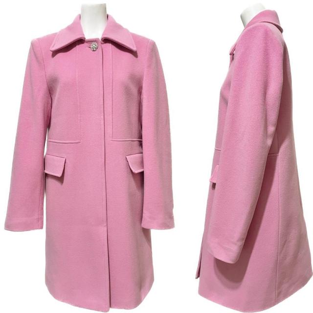 新品ブルーガール ステンカラーコート ピンク #42 blugirl < ブランド 新品ブルーガール ステンカラーコート ピンク #42 blugirl < ブランドの