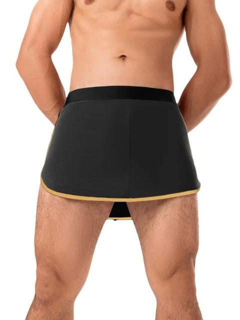 超お買い得490円★男性用レーヨンボクサーブリーフ、快適で通気性のある生地、Gストリング付き 黒 日本サイズXL < 男性ファッション  超お買い得490円★男性用レーヨンボクサーブリーフ、快適で通気性のある生地、Gストリング付き 黒 日本サイズXL  < 男性ファッションの