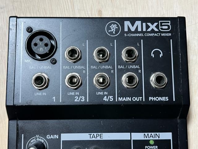 MIX5�@5CHANNEL�@COMPACT�@MIXER�@�{�̂̂݁@���Õi �� �z�r�[�� 