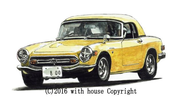 NC-085ホンダS800限定版画サイン額装作家平右ヱ門 < 自動車/バイク NC-085ホンダS800限定版画サイン額装作家平右ヱ門 < 自動車/バイク