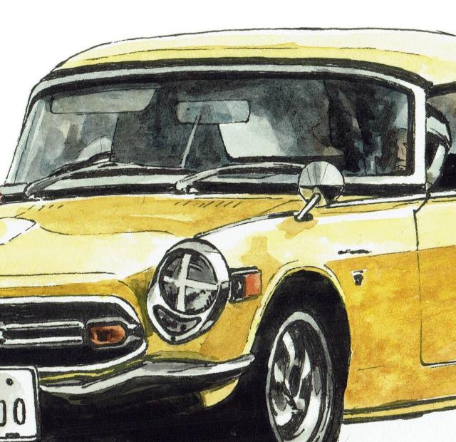 NC-085ホンダS800限定版画サイン額装作家平右ヱ門 < 自動車/バイク NC-085ホンダS800限定版画サイン額装作家平右ヱ門 < 自動車/バイク