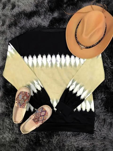 爆ヤス価格1690円★女性用エスニック幾何学プリントプルオーバー - 長袖スウェットUSAサイズL(日本サイズXL相当) < 女性ファッション 爆ヤス価格1690円★女性用エスニック幾何学プリントプルオーバー - 長袖スウェットUSAサイズL(日本サイズXL相当) < 女性ファッションの