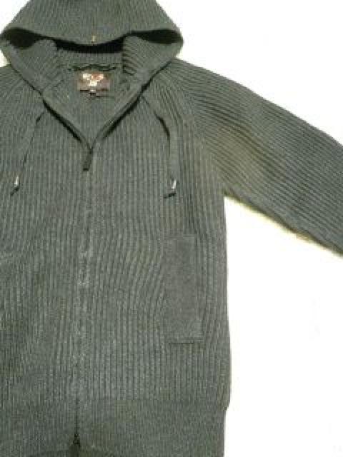 【ENOS】《New》イタリアスタイル★ウールニット*ジップパーカージャケット<ダークグレーL> < 男性ファッション 【ENOS】《New》イタリアスタイル★ウールニット*ジップパーカージャケット<ダークグレーL> < 男性ファッションの