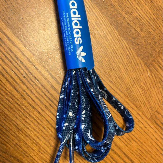 adidasアディダスの靴ひも/白いスニーカーの紐/青系靴紐/新品未使/ユニセックス男女兼用 < ブランド adidasアディダスの靴ひも/白いスニーカーの紐/青系靴紐/新品未使/ユニセックス男女兼用 < ブランドの