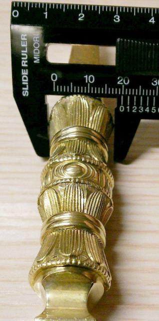 独鈷杵 大々型(長さ16.2cm)◆密教で使われる仏具・寺院仏具・金剛杵 < インテリア/ライフ  独鈷杵 大々型(長さ16.2cm)◆密教で使われる仏具・寺院仏具・金剛杵 < インテリア/ライフの