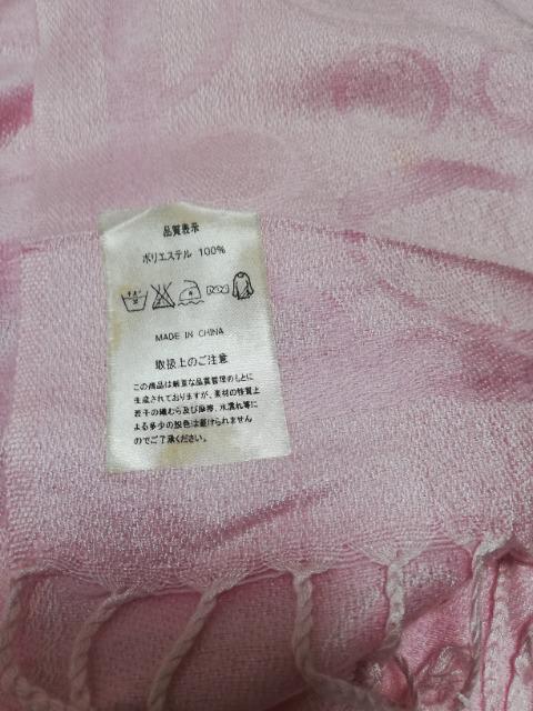 美品 マフラー 大サイズ ピンク < 女性ファッション  美品 マフラー 大サイズ ピンク < 女性ファッションの