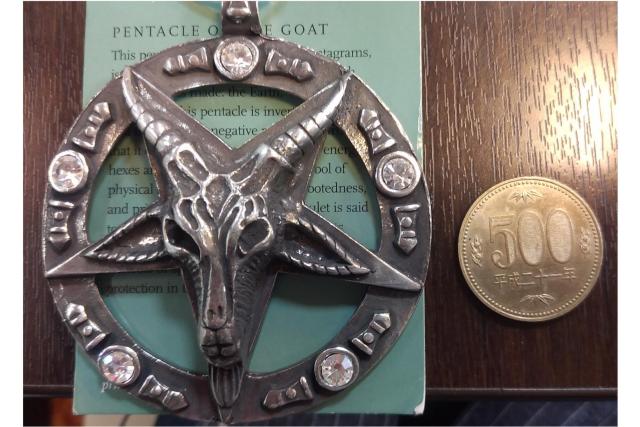 AzureGreen Pentacle of the goat ヤギの五芒星 < 女性アクセサリー/時計  AzureGreen Pentacle of the goat ヤギの五芒星 < 女性アクセサリー/時計の