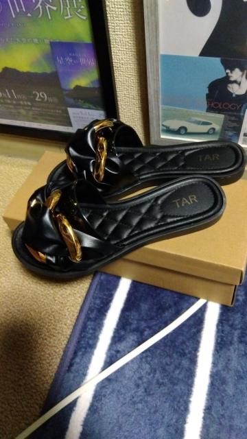 ☆チェーンフラットサンダル☆新品未使用 < 女性ファッション  ☆チェーンフラットサンダル☆新品未使用 < 女性ファッションの