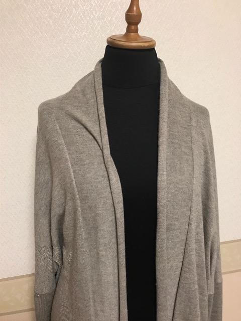 huitieme nid 薄手ニットカーディガン グレー < 女性ファッション  huitieme nid 薄手ニットカーディガン グレー < 女性ファッションの