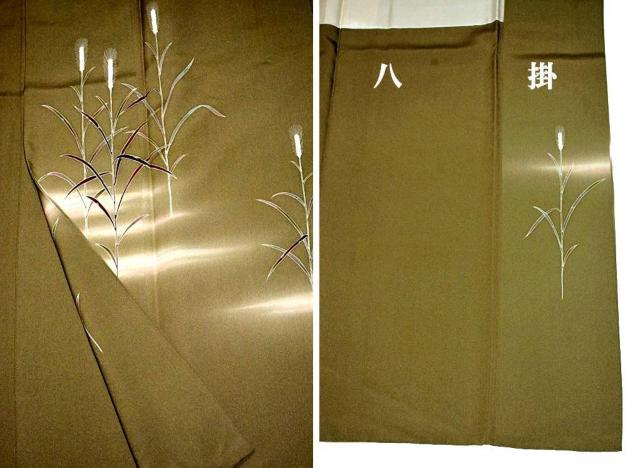 【最高級】新品同様 十日町 加賀草木友禅の第一人者【田村哲彦】麦 付下げ 身丈160cm 裄丈64cm T3506 < 女性ファッション  【最高級】新品同様 十日町 加賀草木友禅の第一人者【田村哲彦】麦 付下げ 身丈160cm 裄丈64cm T3506 < 女性ファッションの