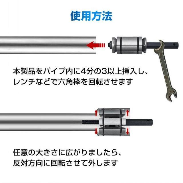 パイプエキスパンダー スプレッダー 排気マフラー制作 パイプ延長 排気管 加工 テールパイプエキスパンダー < ペット/手芸/園芸  パイプエキスパンダー スプレッダー 排気マフラー制作 パイプ延長 排気管 加工 テールパイプエキスパンダー < ペット/手芸/園芸の