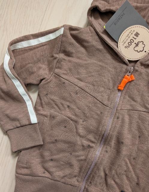 110★PATAGON★綿100%★ジップアップパーカー★新品★送料無料 < キッズ/ベビー 110★PATAGON★綿100%★ジップアップパーカー★新品★送料無料 < キッズ/ベビーの