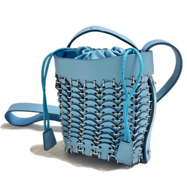 新品パコラバンヌ レザーバケットミニショルダーバ < ブランド 新品パコラバンヌ レザーバケットミニショルダーバ < ブランドの