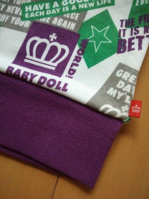 新品総柄パーカー120紫ベビドBABYDOLLベビードール < ブランド  新品総柄パーカー120紫ベビドBABYDOLLベビードール < ブランドの