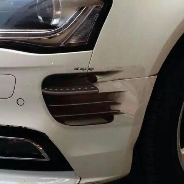 汎用リアルなダクト風ステッカーtype2 フェンダー バンパー < 自動車/バイク 汎用リアルなダクト風ステッカーtype2 フェンダー バンパー < 自動車/バイク