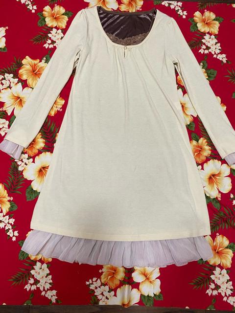 インナー付きイエローワンピース☆ < 女性ファッション  インナー付きイエローワンピース☆ < 女性ファッションの