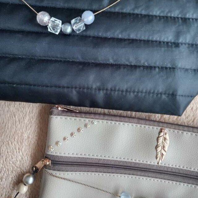 ハンドメイド◆お揃いスタイル☆トートバッグ マルチポーチ セット◆ブラック < 女性ファッション ハンドメイド◆お揃いスタイル☆トートバッグ マルチポーチ セット◆ブラック < 女性ファッションの