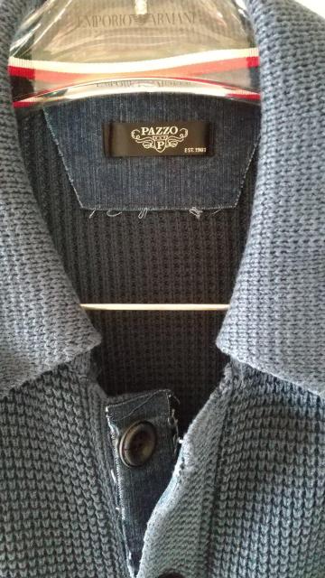 格安 紳士長袖イタリア製カーディガン PAZZO サイズM < 男性ファッション 格安 紳士長袖イタリア製カーディガン PAZZO サイズM < 男性ファッションの