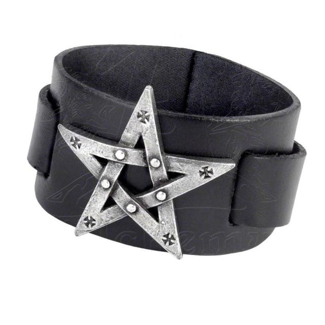Alchemy: Pentagration leather wriststrap < 女性アクセサリー/時計  Alchemy: Pentagration leather wriststrap  < 女性アクセサリー/時計の