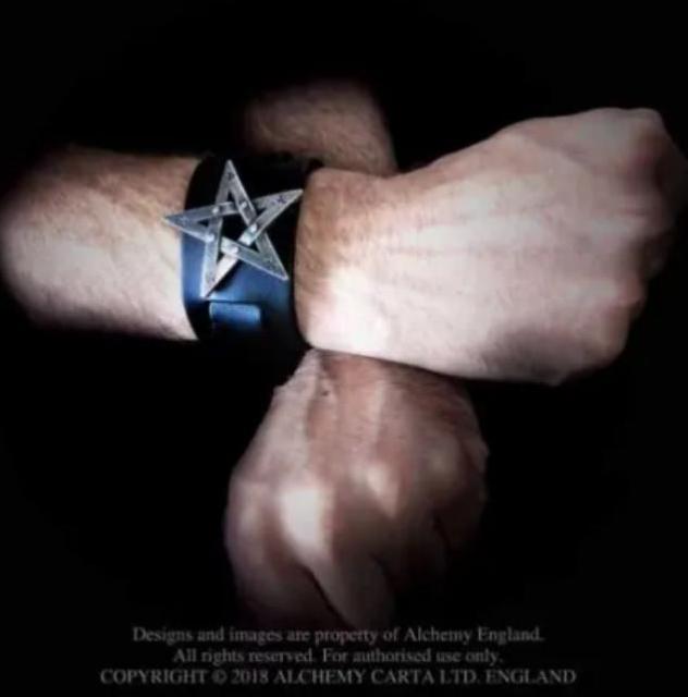 Alchemy: Pentagration leather wriststrap < 女性アクセサリー/時計  Alchemy: Pentagration leather wriststrap < 女性アクセサリー/時計の
