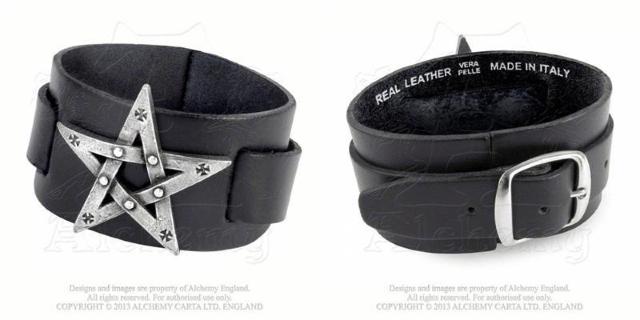 Alchemy: Pentagration leather wriststrap < 女性アクセサリー/時計  Alchemy: Pentagration leather wriststrap < 女性アクセサリー/時計の