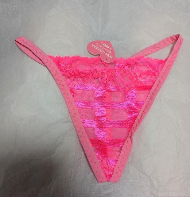 セクシーランジェリー Tバック ピンク★レース★ショーツ★63%OFF★ < 女性ファッション  セクシーランジェリー Tバック ピンク★レース★ショーツ★63%OFF★  < 女性ファッションの