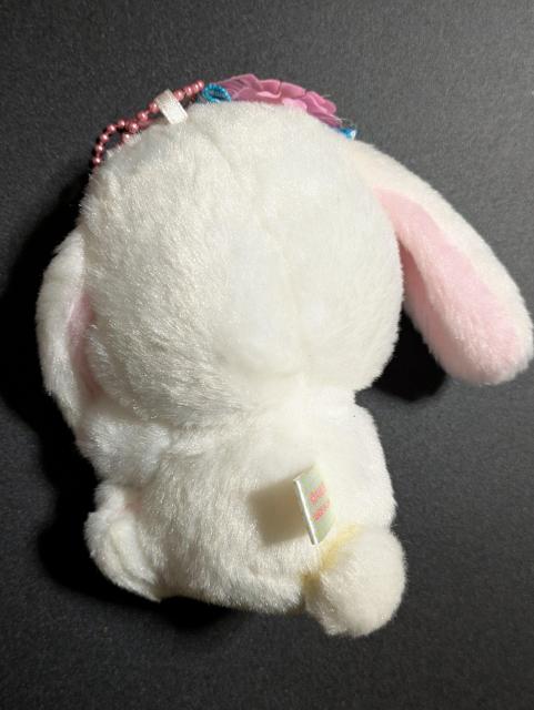 ぽてうさろっぴー/ぬいぐるみマスコット/ボールチェーン付/赤目/白うさぎ/モバペイ < アニメ/コミック/キャラクター  ぽてうさろっぴー/ぬいぐるみマスコット/ボールチェーン付/赤目/白うさぎ/モバペイ < アニメ/コミック/キャラクターの