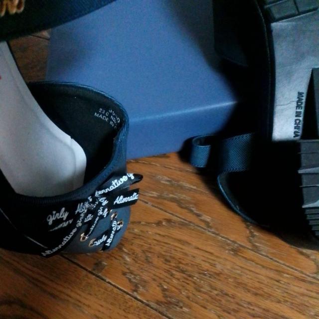 ○ ALGY 23.0cm 新品 ブルー サンダル < ブランド ○ ALGY 23.0cm 新品 ブルー サンダル < ブランドの