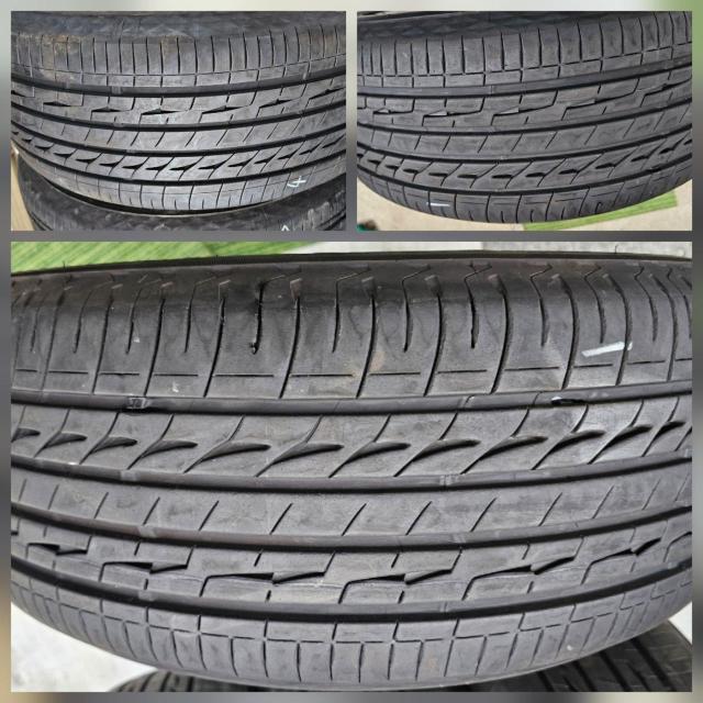 レクサス GS 純正アルミホイール17インチ7.5J +45 PCD114.3 5Hタイヤ付き4本セツトBRIDGESTONE R < 自動車/バイク レクサス GS 純正アルミホイール17インチ7.5J +45 PCD114.3 5Hタイヤ付き4本セツトBRIDGESTONE R < 自動車/バイク