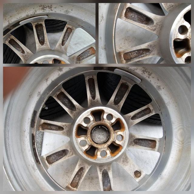 レクサス GS 純正アルミホイール17インチ7.5J +45 PCD114.3 5Hタイヤ付き4本セツトBRIDGESTONE R < 自動車/バイク レクサス GS 純正アルミホイール17インチ7.5J +45 PCD114.3 5Hタイヤ付き4本セツトBRIDGESTONE R < 自動車/バイク