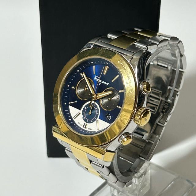 美品 Salvatore Ferragamo フェラガモ メンズ 腕時計 QZ FFM110016 動作確認済み < ブランド  美品 Salvatore Ferragamo フェラガモ メンズ 腕時計 QZ FFM110016 動作確認済み < ブランドの