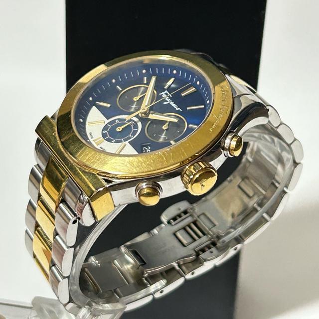美品 Salvatore Ferragamo フェラガモ メンズ 腕時計 QZ FFM110016 動作確認済み < ブランド  美品 Salvatore Ferragamo フェラガモ メンズ 腕時計 QZ FFM110016 動作確認済み < ブランドの
