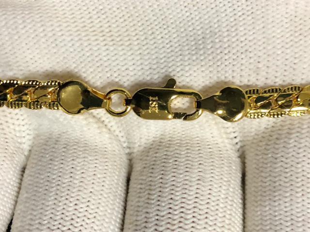 18kブレスレット 18k刻印あり 20cm < 女性アクセサリー/時計  18kブレスレット 18k刻印あり 20cm < 女性アクセサリー/時計の