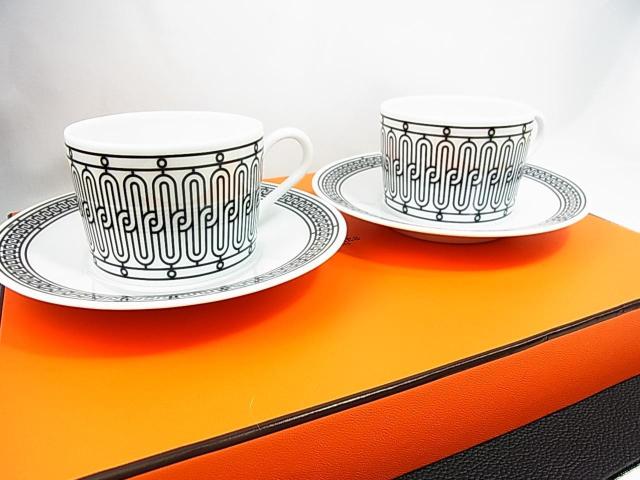 【新品・未使用・正規品】HERMES エルメス Hデコ ティーカップ&ソーサー ペアセット < ブランド  【新品・未使用・正規品】HERMES エルメス Hデコ ティーカップ&ソーサー ペアセット < ブランドの