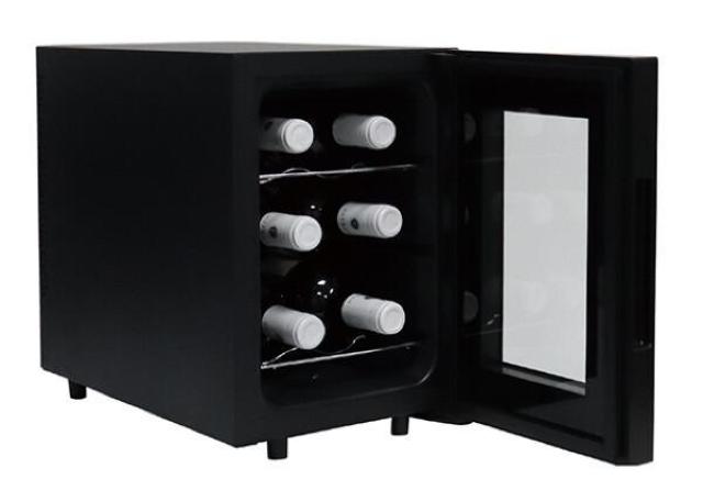 ワインクーラー 6本収納 小型 ペルチェ式 温度設定 ワインストック < 家電/AV ワインクーラー 6本収納 小型 ペルチェ式 温度設定 ワインストック < 家電/AVの