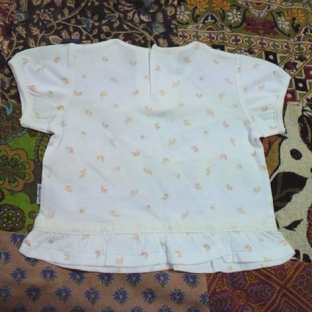 COMME CA ISM/コムサイズム小花柄 パフ袖 Tシャツ 80p < ブランド  COMME CA ISM/コムサイズム小花柄 パフ袖 Tシャツ 80p < ブランドの