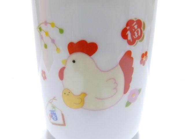 【たち吉】可愛い♪オリジナルボックス付 2017年<酉 鶏> 陶器製湯のみ < インテリア/ライフ  【たち吉】可愛い♪オリジナルボックス付 2017年<酉 鶏> 陶器製湯のみ < インテリア/ライフの