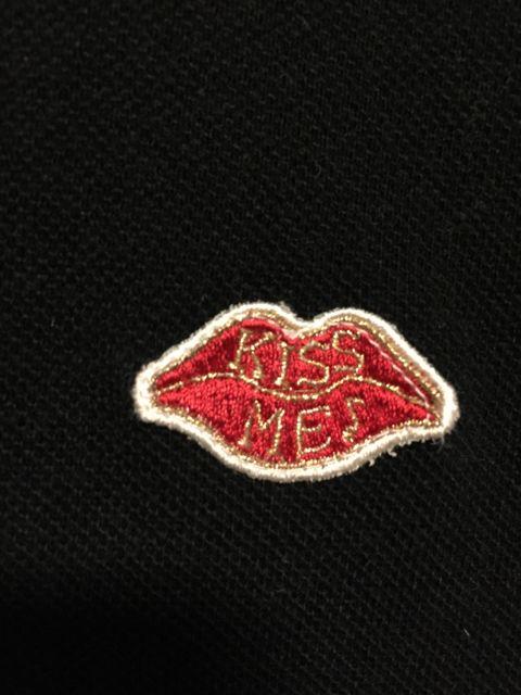 ワコマリア☆KISSワッペン付きポロシャツ(^○^) < ブランド  ワコマリア☆KISSワッペン付きポロシャツ(^○^) < ブランドの